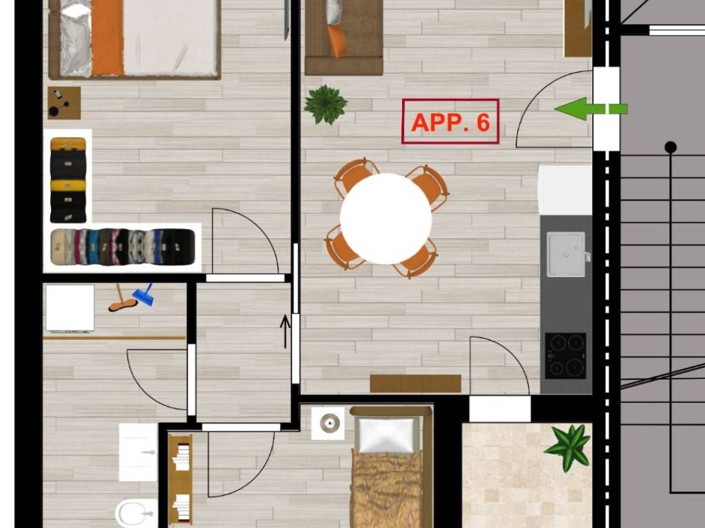 Appartamento a Lecce in Via Gianserio Strafella, 17 - Foto 3