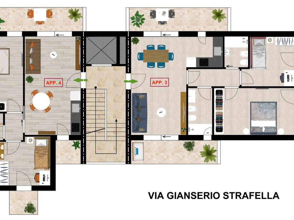 Appartamento a Lecce in Via Gianserio Strafella, 17 - Foto 4