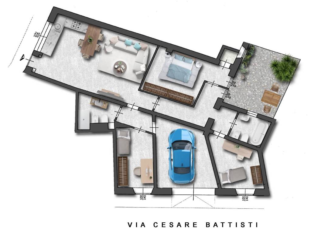 Appartamento a Livorno in Via Cesare Battisti - Foto 2