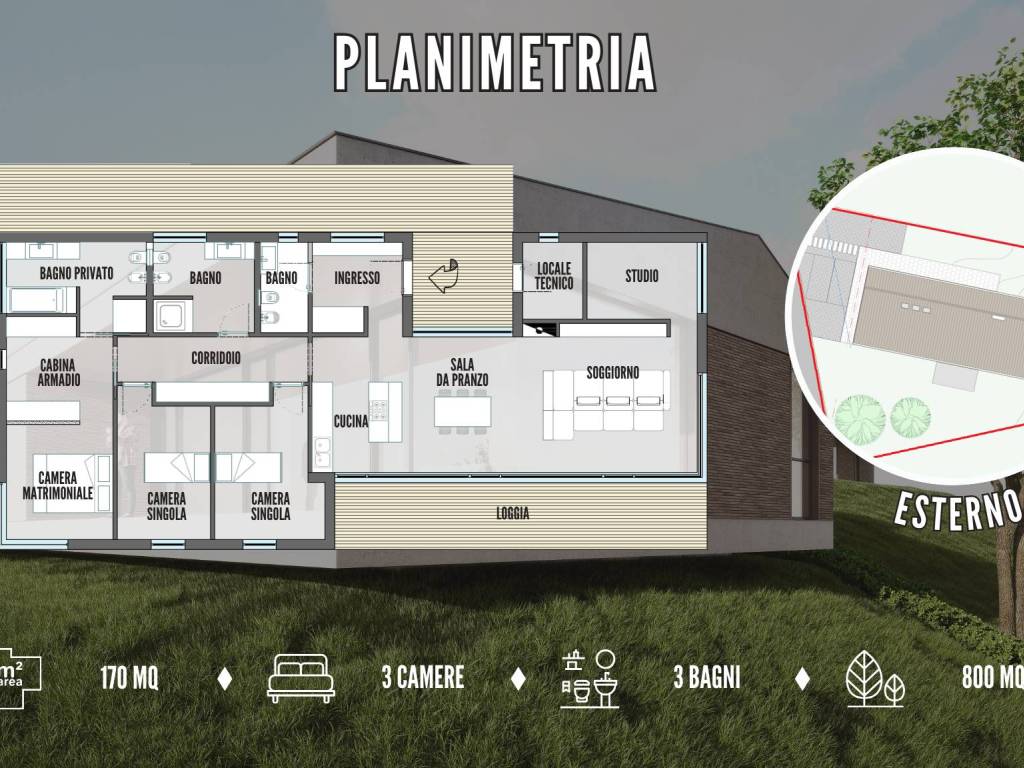 Villa a Potenza picena in Contrada Castelletta - Foto 3