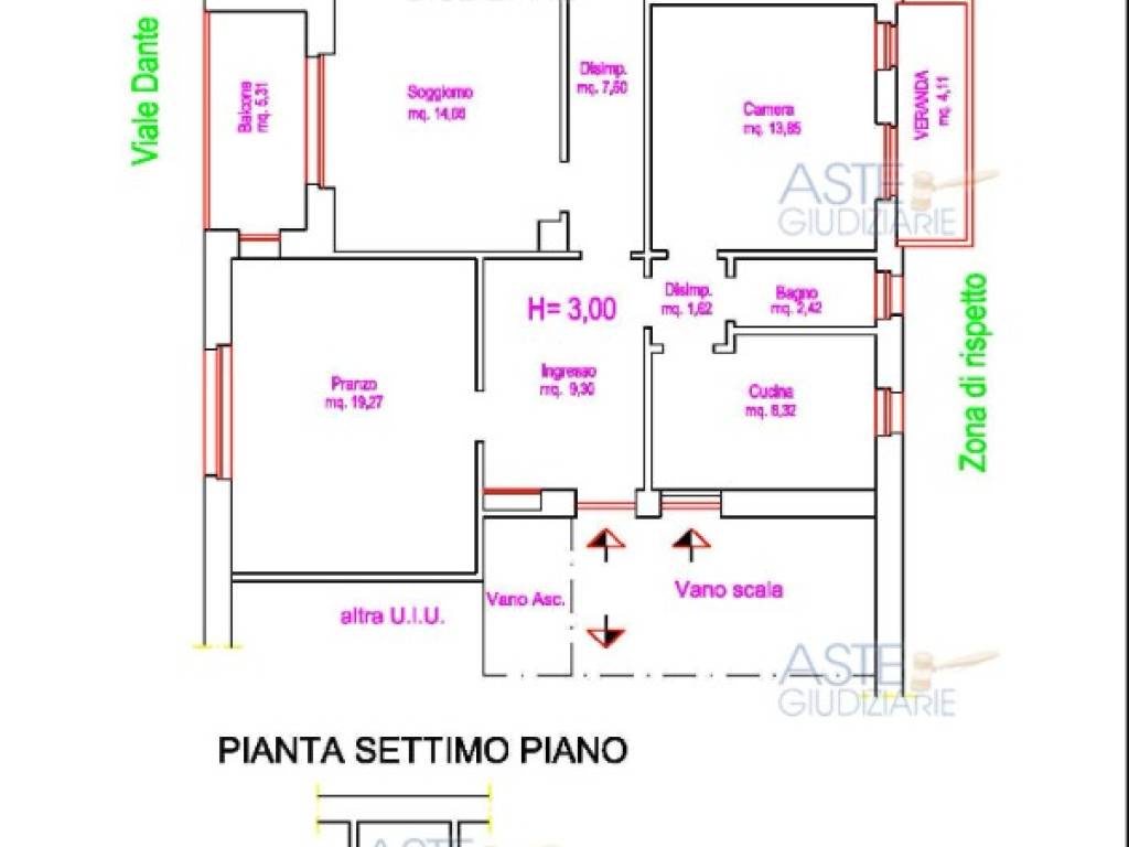 Appartamento a Potenza in Viale Dante Alighieri, 10 - Foto 3