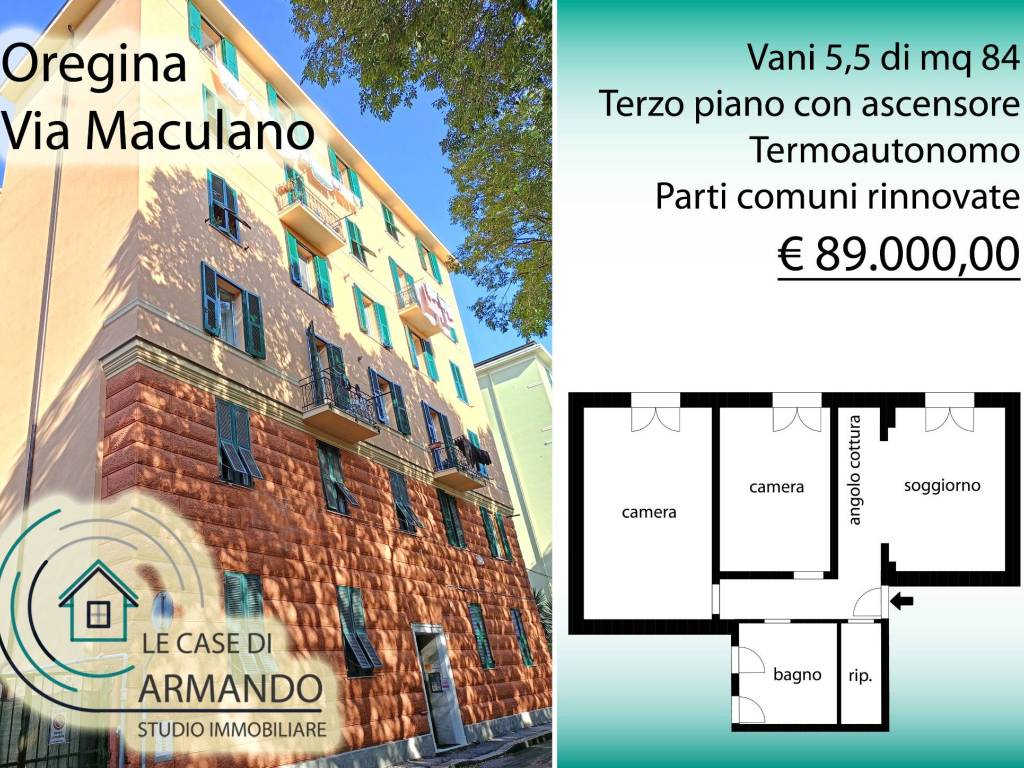 Appartamento a Genova in Via Vincenzo Maculano - Foto 2