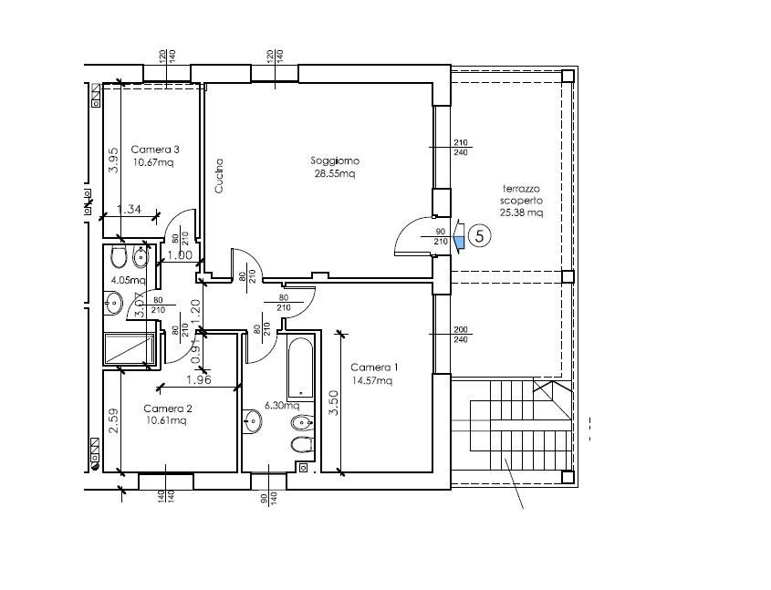 Appartamento a Vedano al lambro in Via Europa, 102 - Foto 2