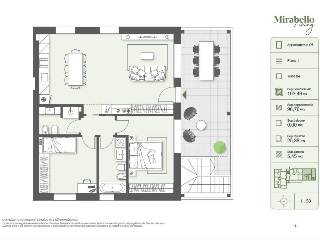 Appartamento a Vedano al lambro in Via Europa, 102 - Foto 5