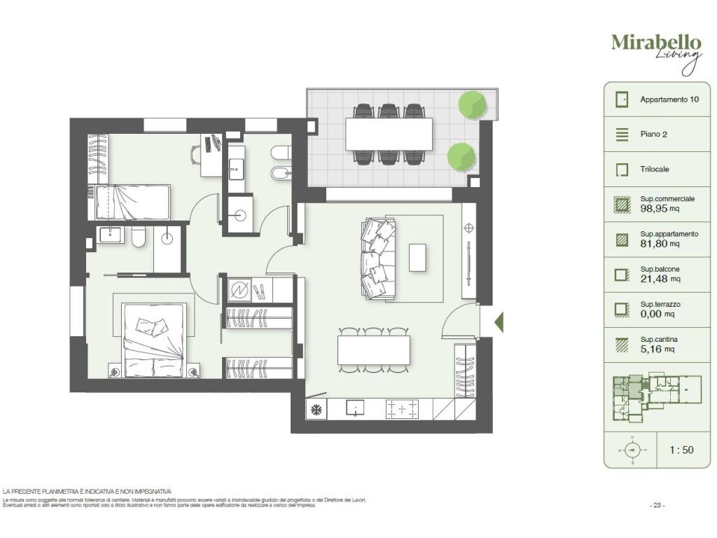 Appartamento a Vedano al lambro in Via Europa, 102 - Foto 4
