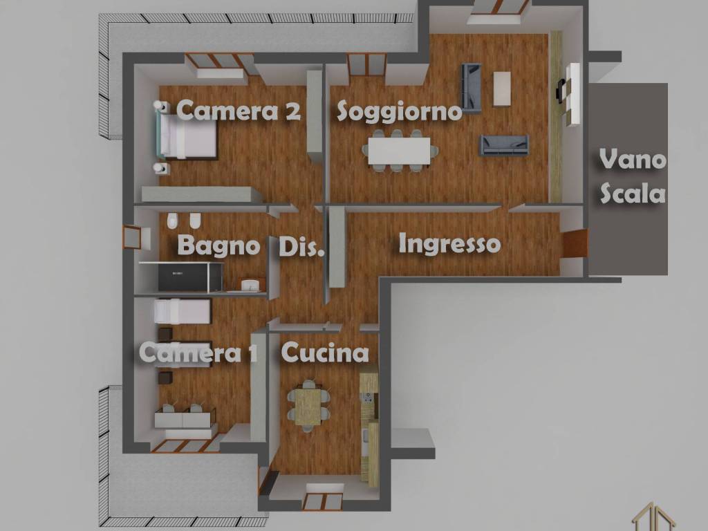 Appartamento a Villanova d'asti in Via alla Stazione, 15 - Foto 2