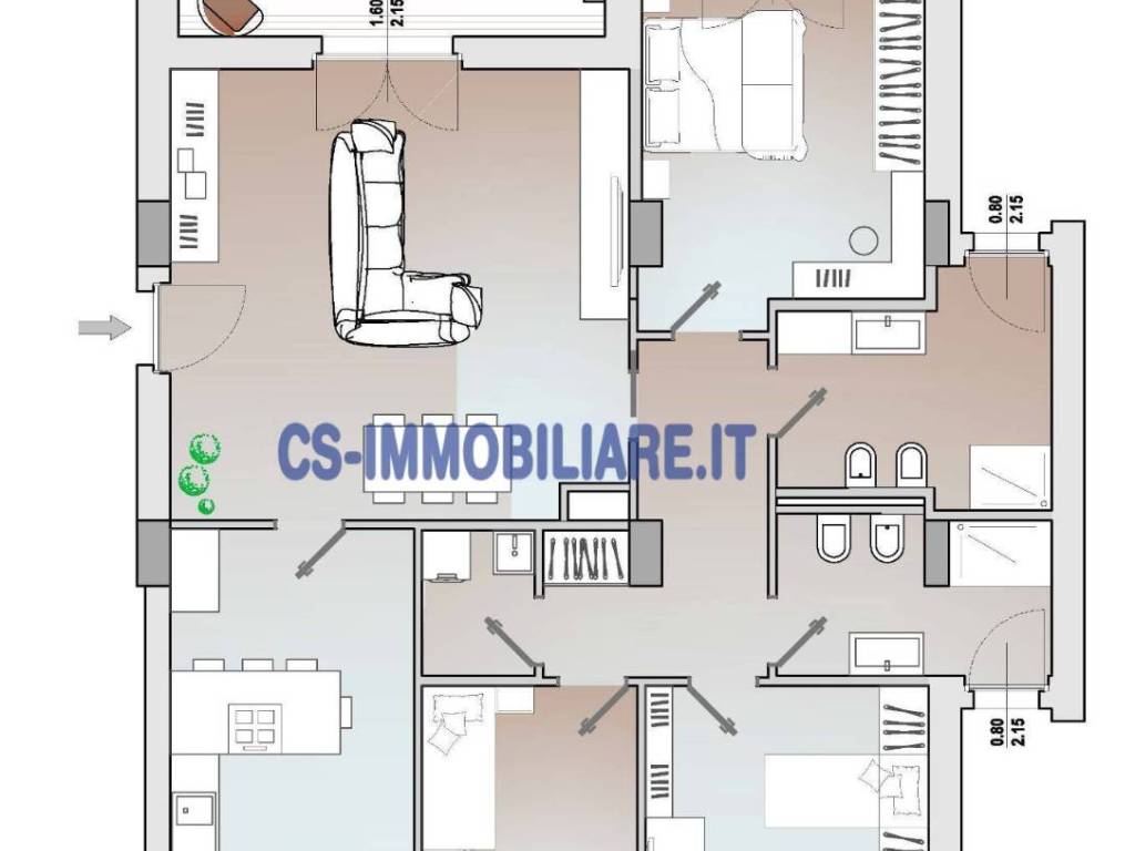 Appartamento a Potenza in Via Del Gallitello - Foto 2