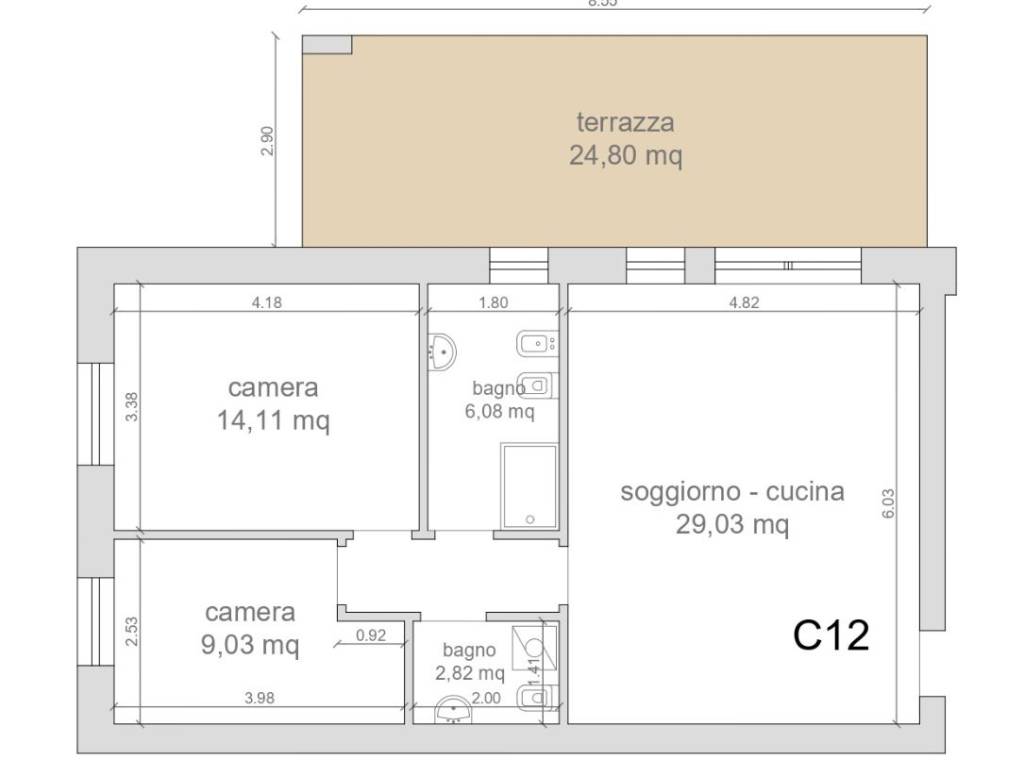 Attico / mansarda a Verona in Via Friuli - Foto 2