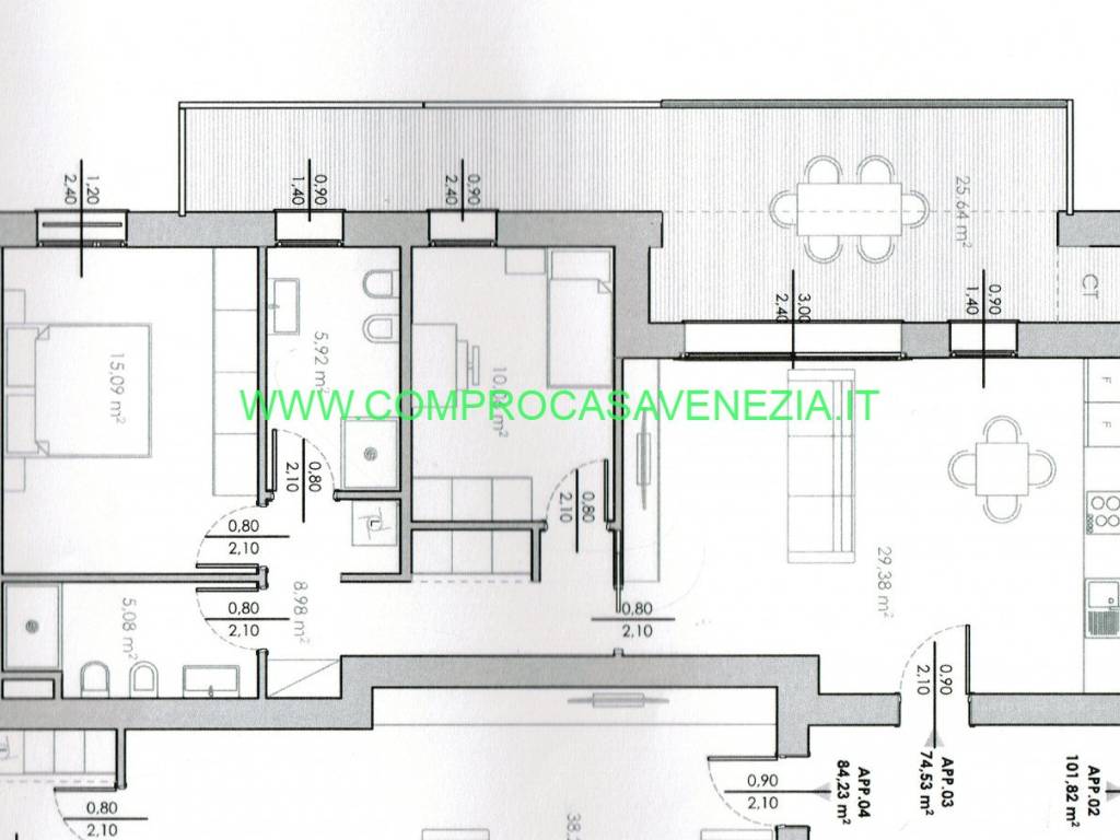 Appartamento a Venezia in VIA CASTELLANA - Foto 2