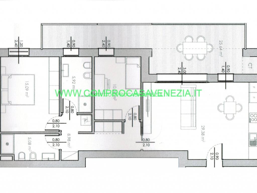 Appartamento a Venezia in VIA CASTELLANA - Foto 2