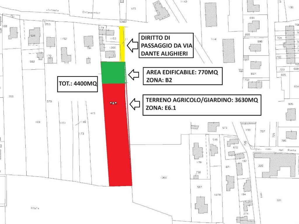 Terreno a Reana del rojale in Via Dante Alighieri, 5 - Foto 2