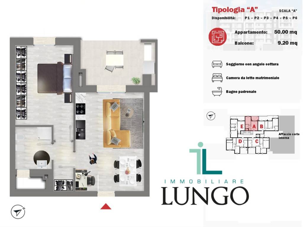 Appartamento a Latina in Via Caio Giulio Cesare, 34 - Foto 2