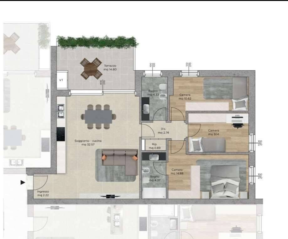 Appartamento a Rimini in Via Gianbattisti Vico - Foto 4