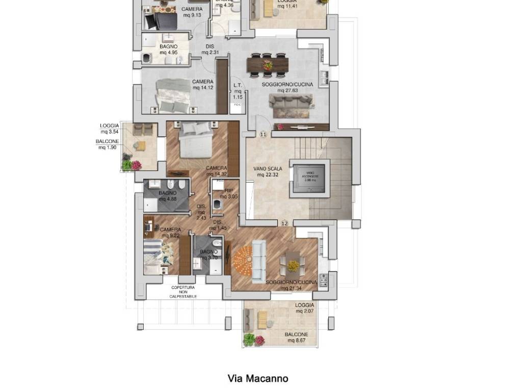 Appartamento a Rimini in Via Macanno, 4 - Foto 5
