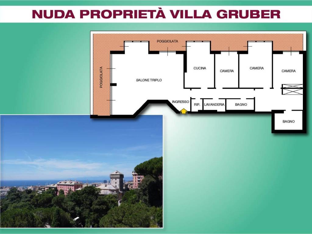 Appartamento a Genova in Via Cesare Corte - Foto 1