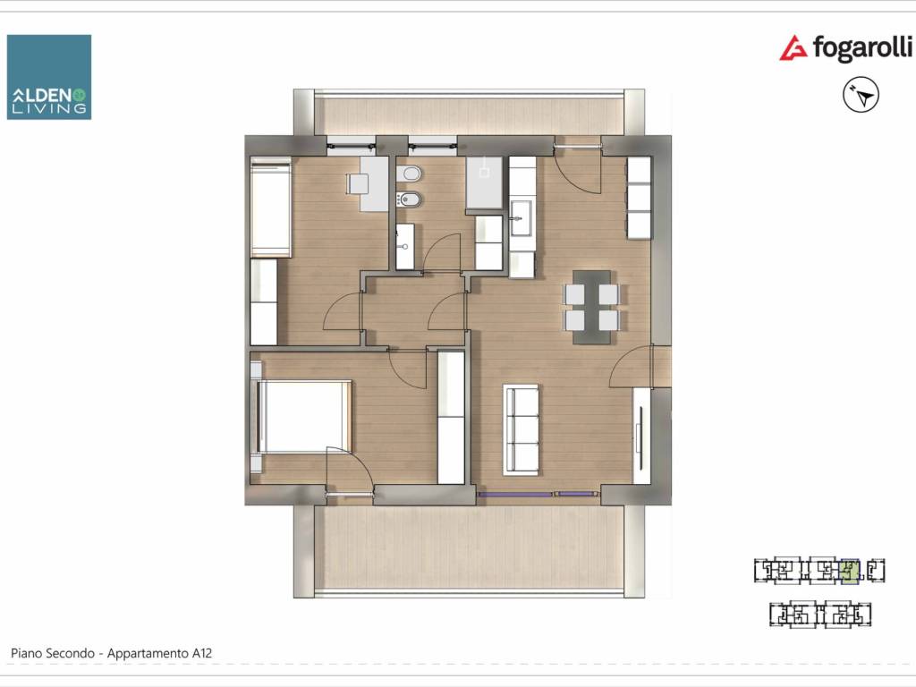 Appartamento a Aldeno in Via del Porto - Foto 3