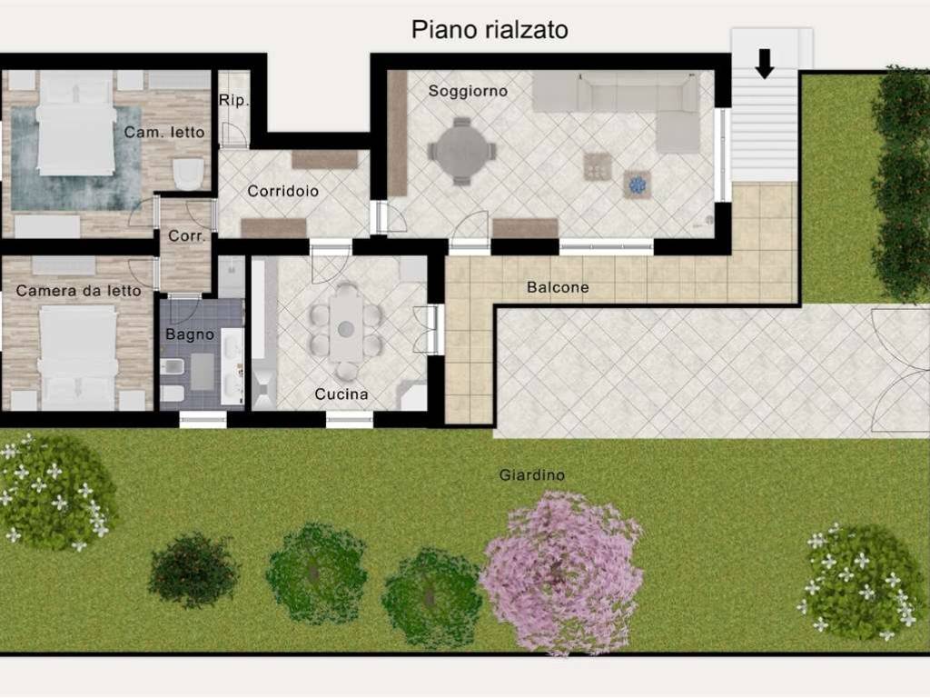 Appartamento a Goito in Strada Statale Goitese , 299 - Foto 2