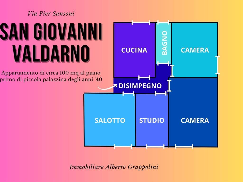 Appartamento a San giovanni valdarno in Via Pier Sansoni, 15 - Foto 2