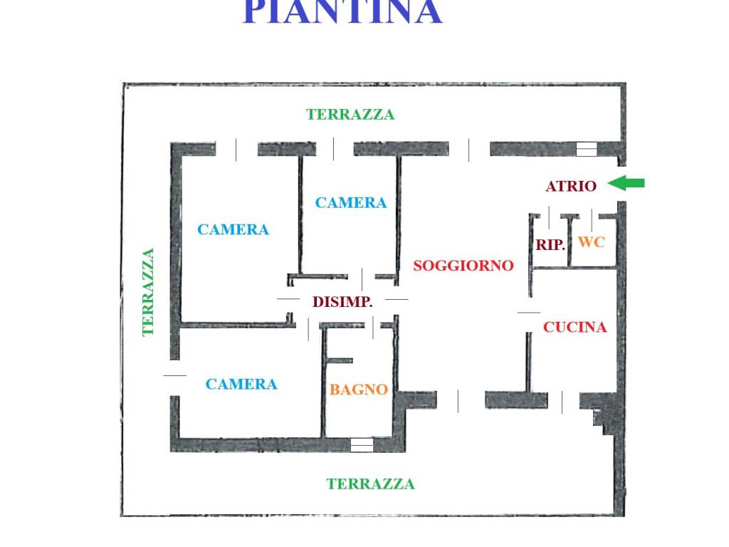 Appartamento a Tavagnacco in Viale San Daniele, 53 - Foto 3