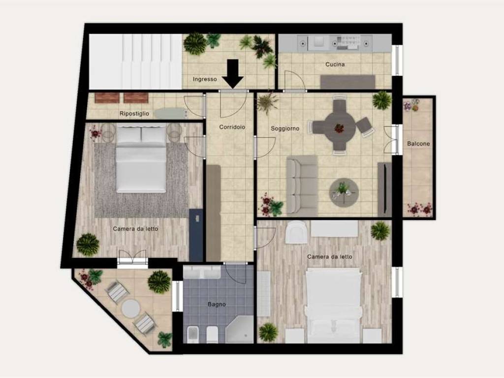 Appartamento a Goito in Strada Statale Goitese, 299 - Foto 2