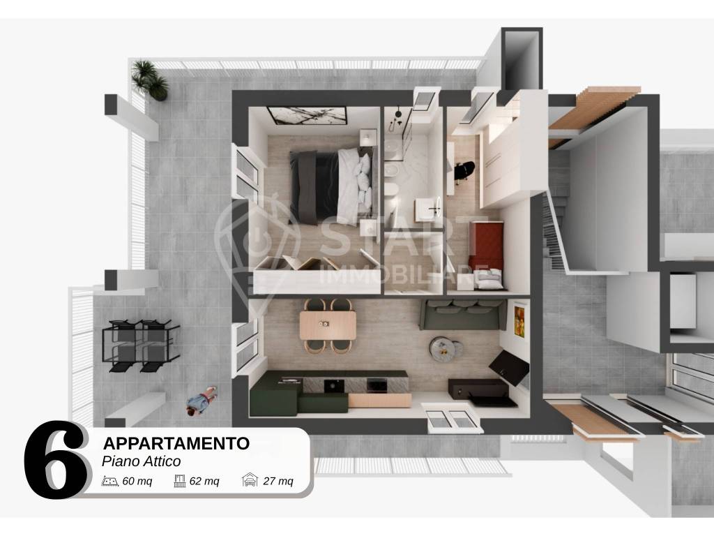 Appartamento a Civitanova marche in Via Tiziano Vecellio, 16 - Foto 2