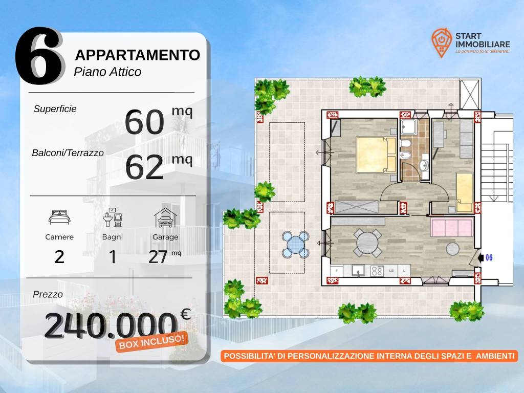 Appartamento a Civitanova marche in Via Tiziano Vecellio, 16 - Foto 5