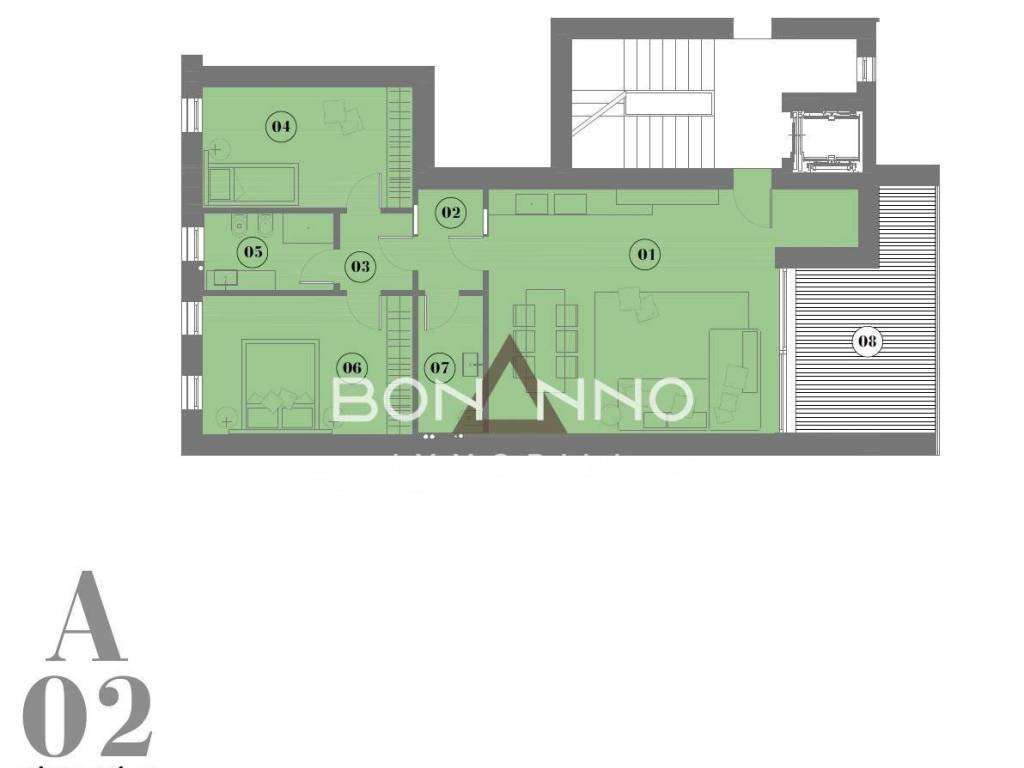 Appartamento a Montebelluna in PIAZZA POLONI DON VITTORIO - Foto 5