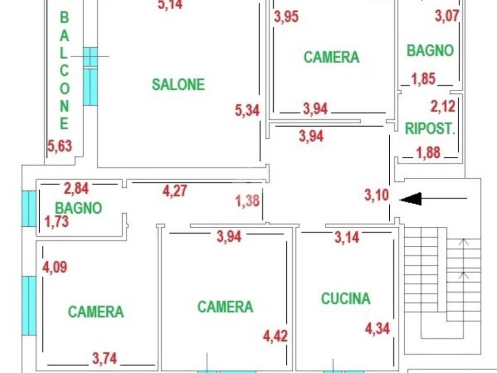 Appartamento a Aprilia in Via Carlo Porta, 42 - Foto 2
