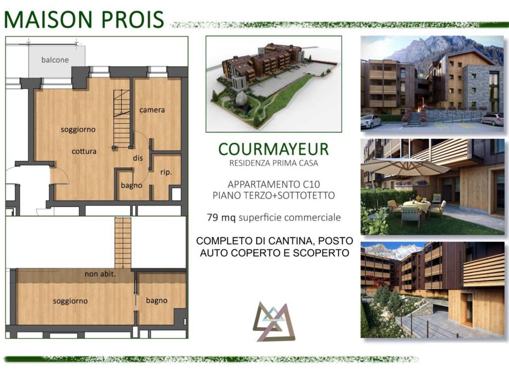 Appartamento a Courmayeur in Strada Larzey - Foto 2