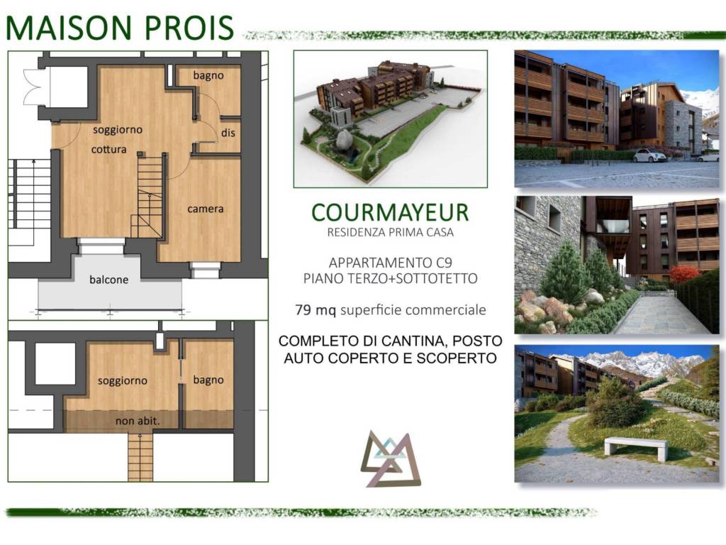 Appartamento a Courmayeur in Strada Larzey, 27 - Foto 2