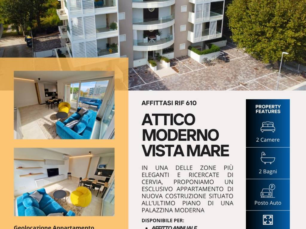 Attico / mansarda a Cervia in Viale Italia, 80 - Foto 3