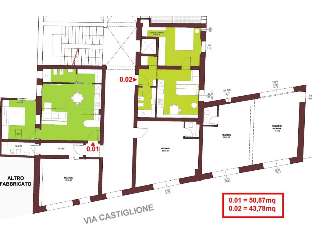 Appartamento a Bologna in Via Castiglione, 91 - Foto 5