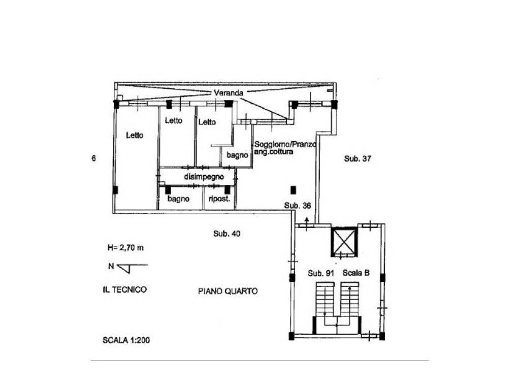 Attico / mansarda a Lecce in Via Ada Cudazzo, 103 - Foto 2