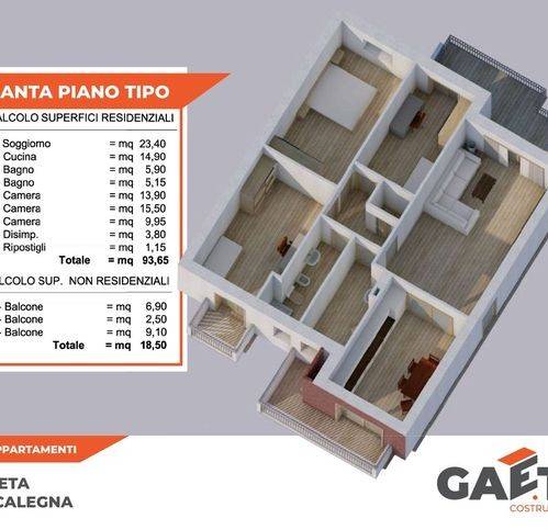 Appartamento a Gaeta in Via Calegna - Foto 4