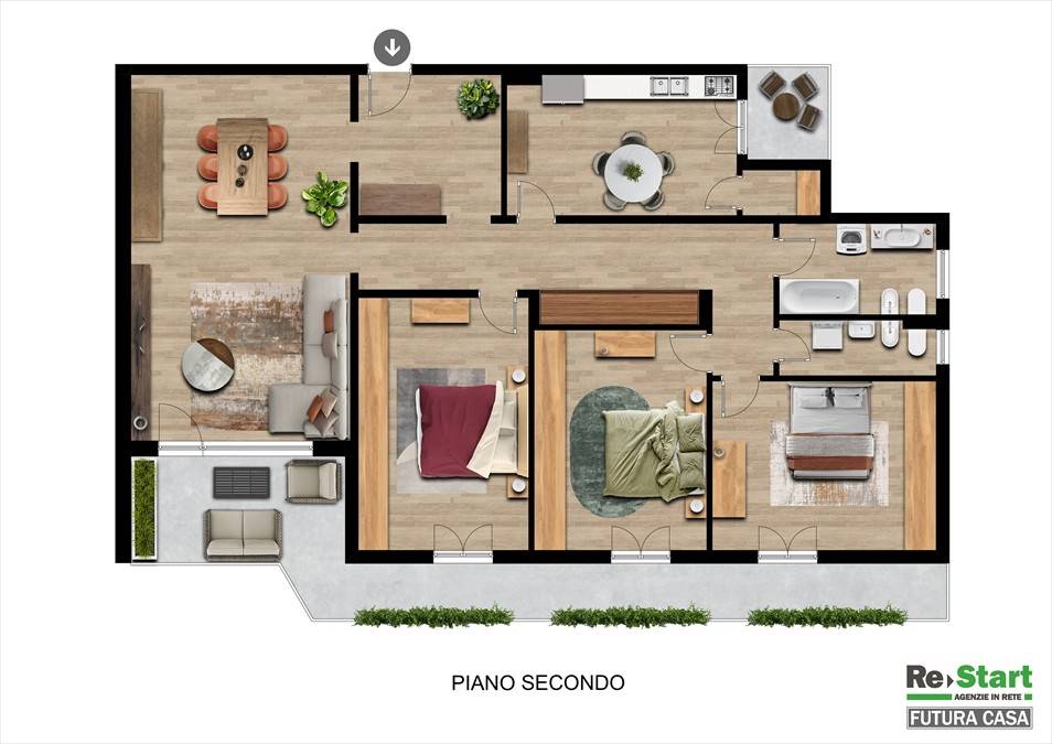 Appartamento a Chieti in Via Federico Salomone, 3 - Foto 2