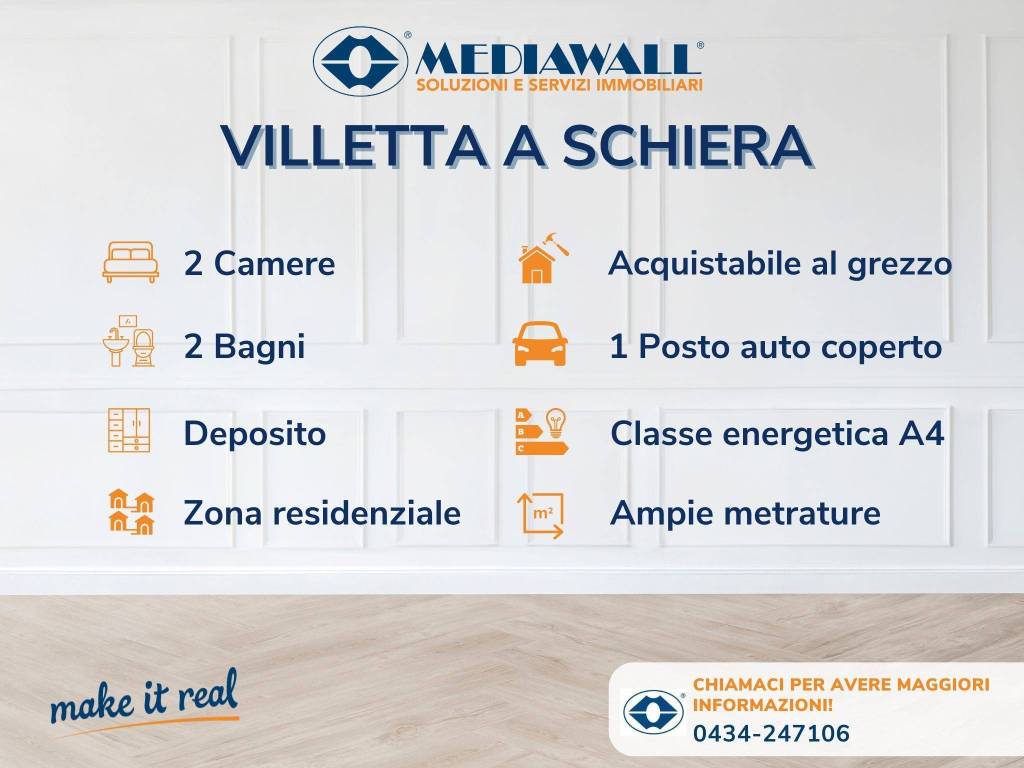 Villetta a schiera a Chions in Via Fiume, 2 - Foto 2