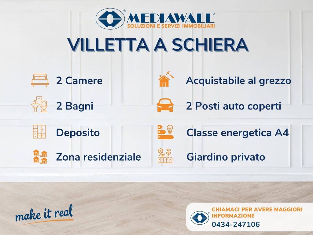 Villetta a schiera a Chions in Via Fiume, 4 - Foto 2