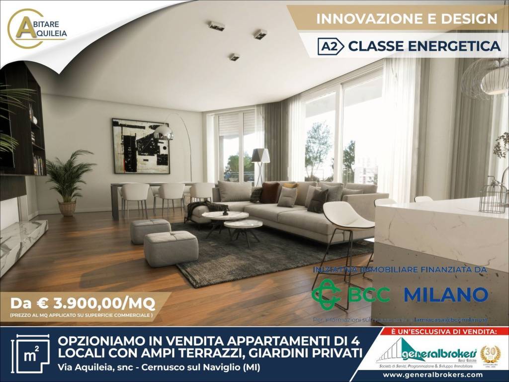 Appartamento a Cernusco sul naviglio in Aquileia, 14 - Foto 2