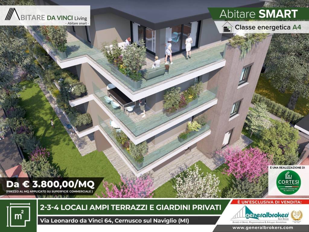 Appartamento a Cernusco sul naviglio in Leonardo Da Vinci, 64 - Foto 2