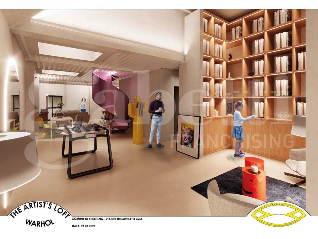 Loft / open space a Bologna in Via del Triumvirato, 25 - Foto 3
