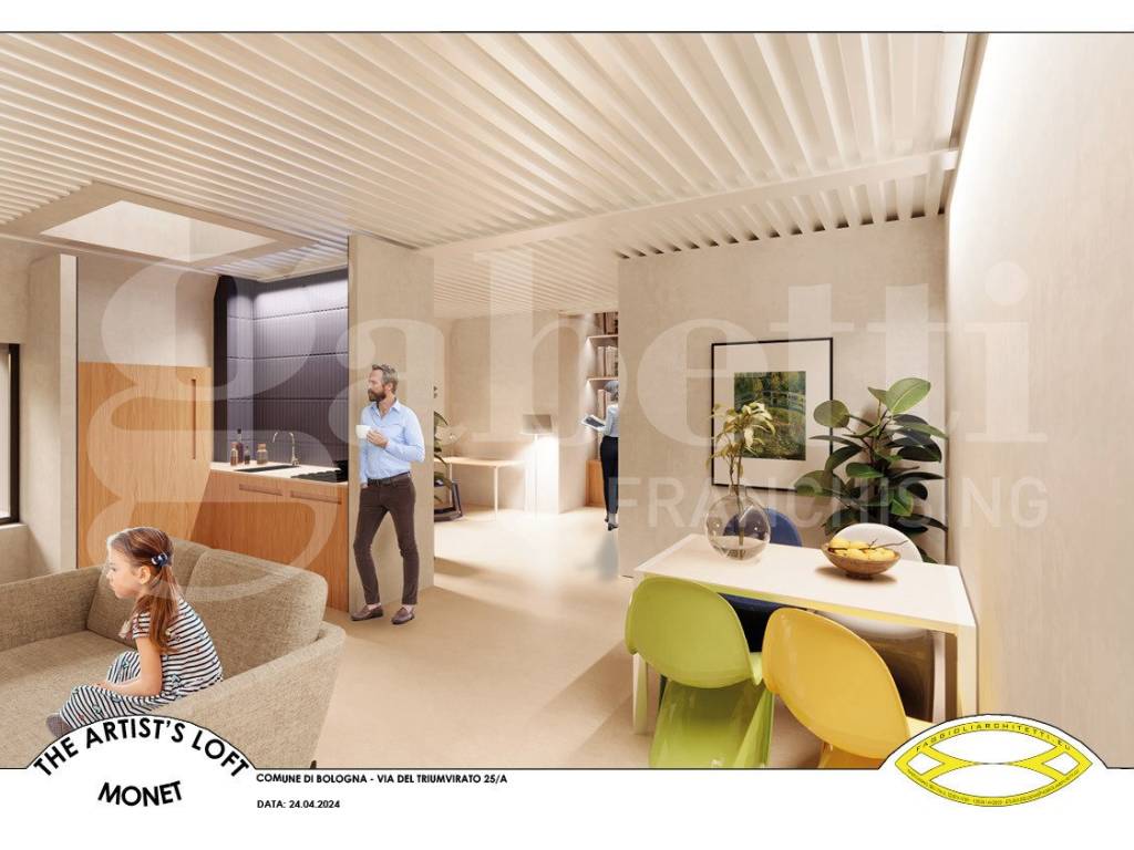 Loft / open space a Bologna in Via del Triumvirato, 25 - Foto 4