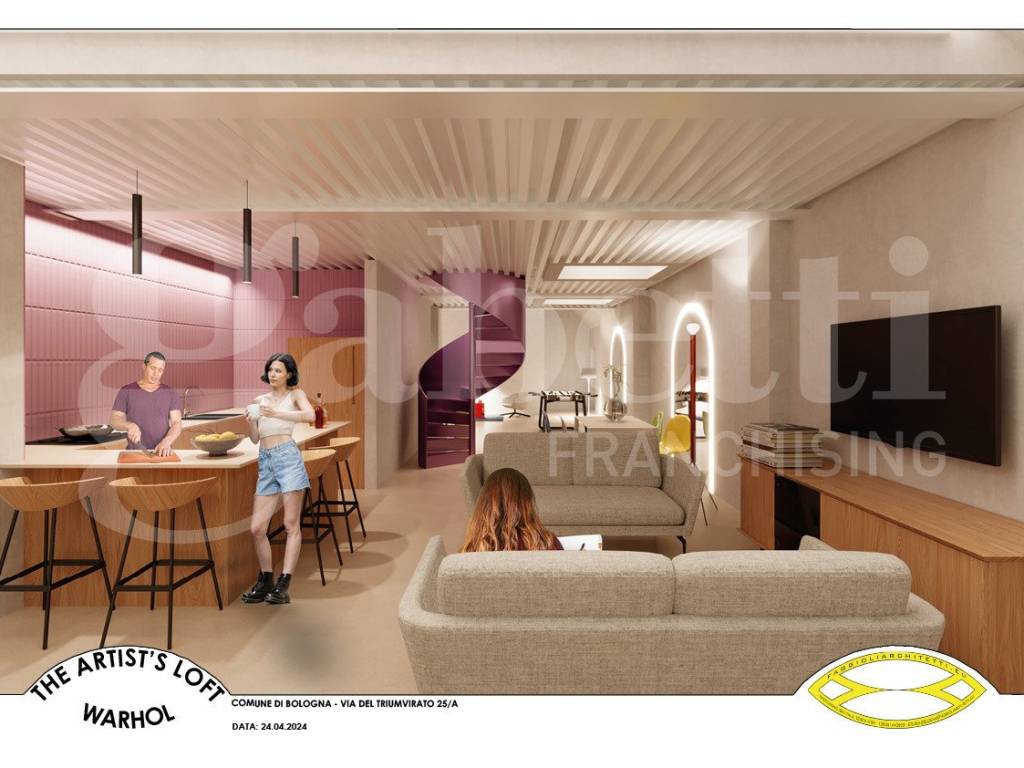 Loft / open space a Bologna in Via del Triumvirato, 25 - Foto 5