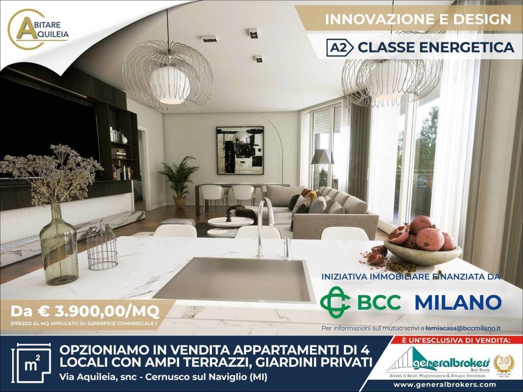 Appartamento a Cernusco sul naviglio in Aquileia, 14 - Foto 4