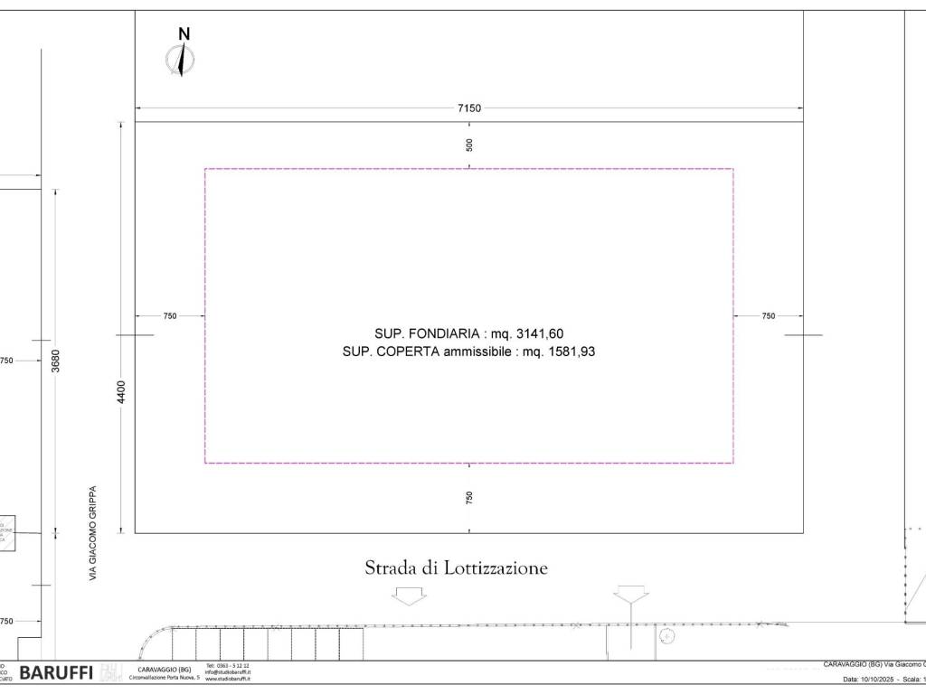 Terreno a Caravaggio in Via Giacomo Grippa - Foto 3