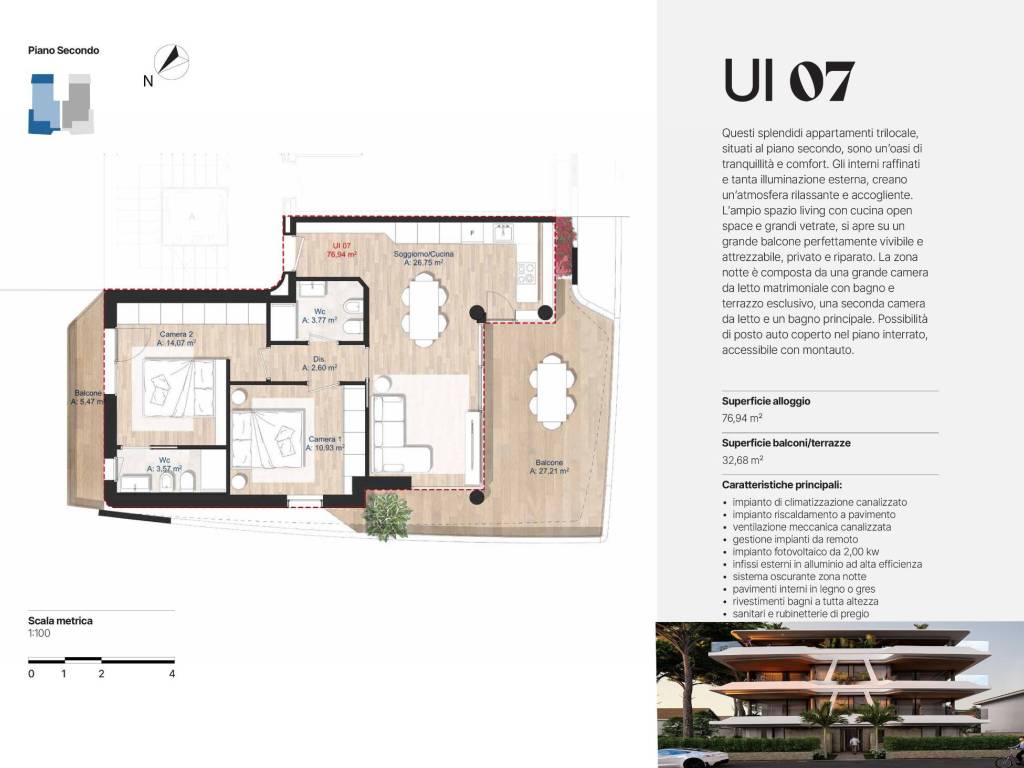 Appartamento a Riccione in Viale Francesco Baracca - Foto 5