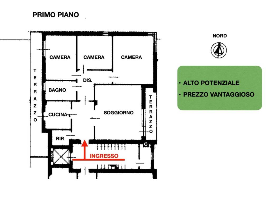 Appartamento a Udine in Viale Giuseppe Duodo, 15 - Foto 2