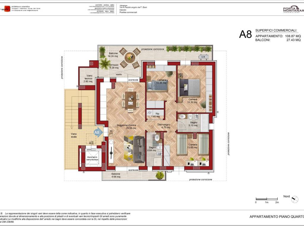 Progetto a Rimini in Via Norberto Pazzini, 7 - Foto 4
