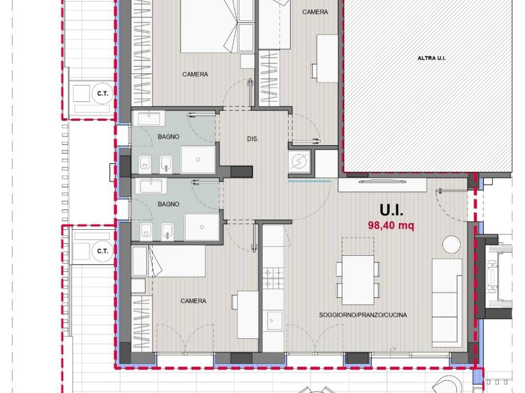 Appartamento a Pesaro in Via Milite Ignoto, 63 - Foto 2