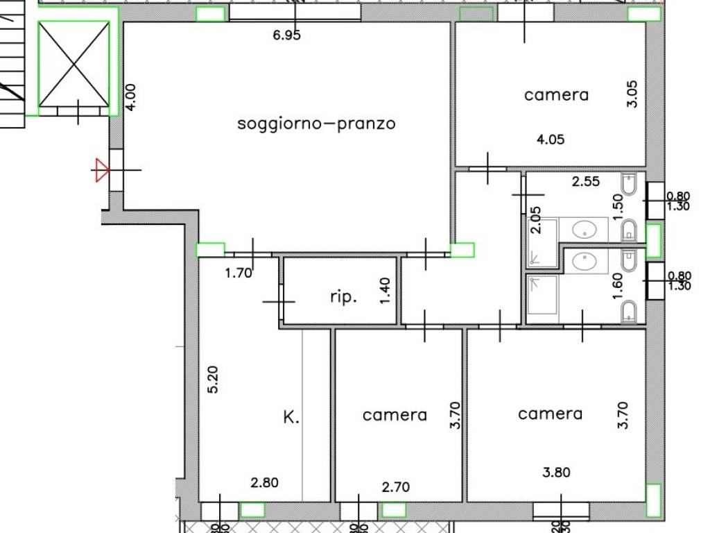 Appartamento a Prato in Via Marco Roncioni, 107 - Foto 4