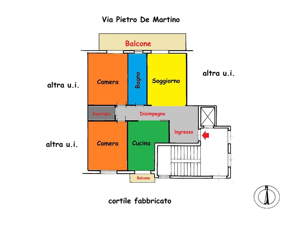 Appartamento a Casoria in Via Pietro De Martino, 7 - Foto 3